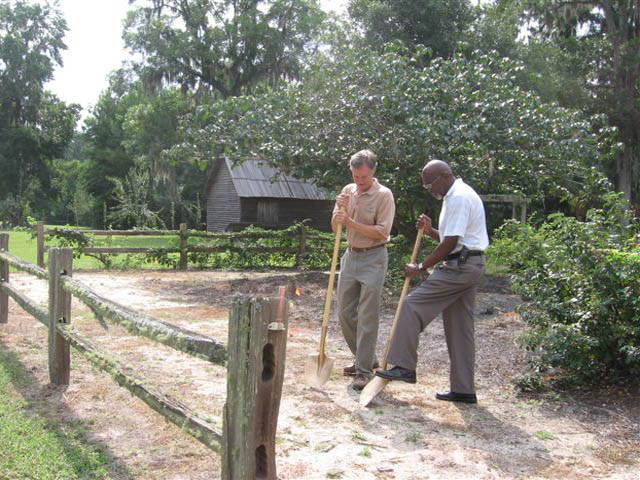 Groundbreaking by Bill Austin and George Boroughs